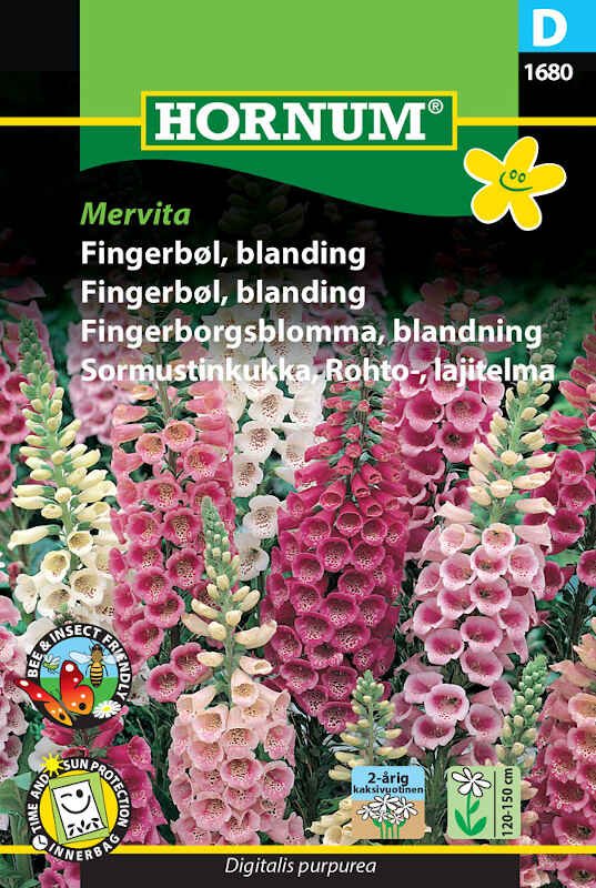 Fingerbøl frø - blanding - Mervita