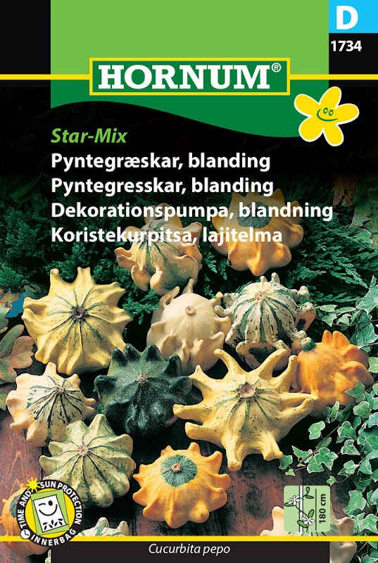 Pyntegræskar frø - blanding - Star - Mix