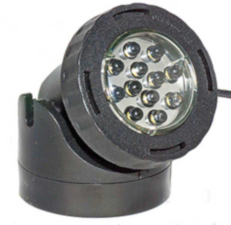 LED Spot - 3 x 1,6 W inkl. lyssensor