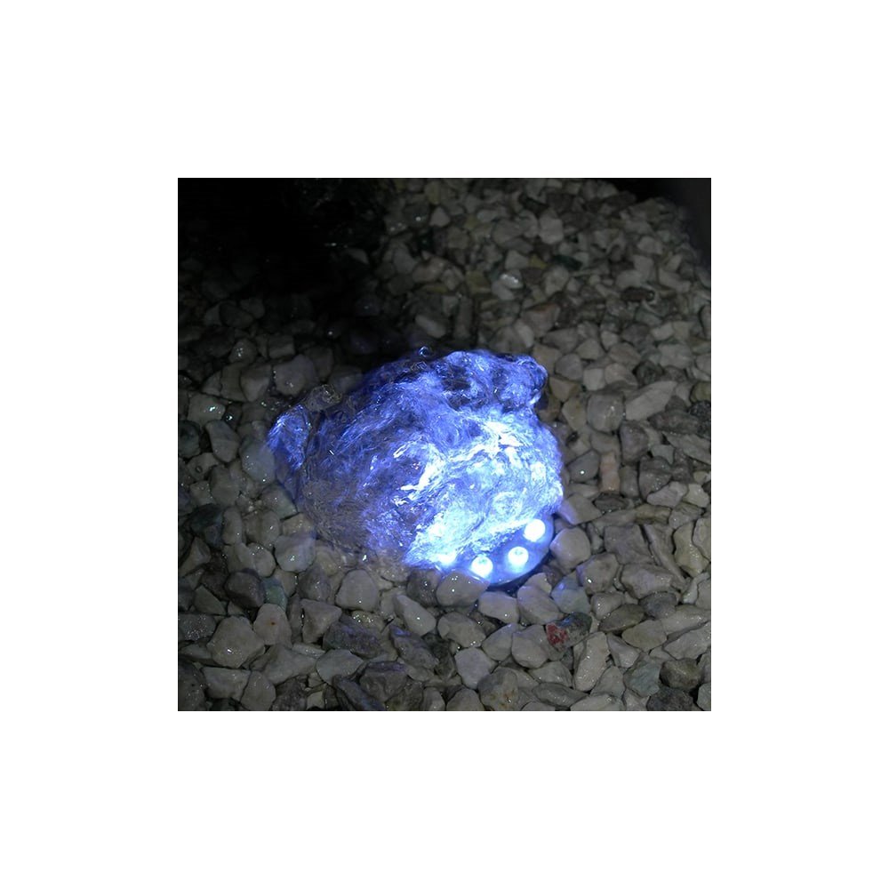 LED 6 vandstensring blå unden trafo