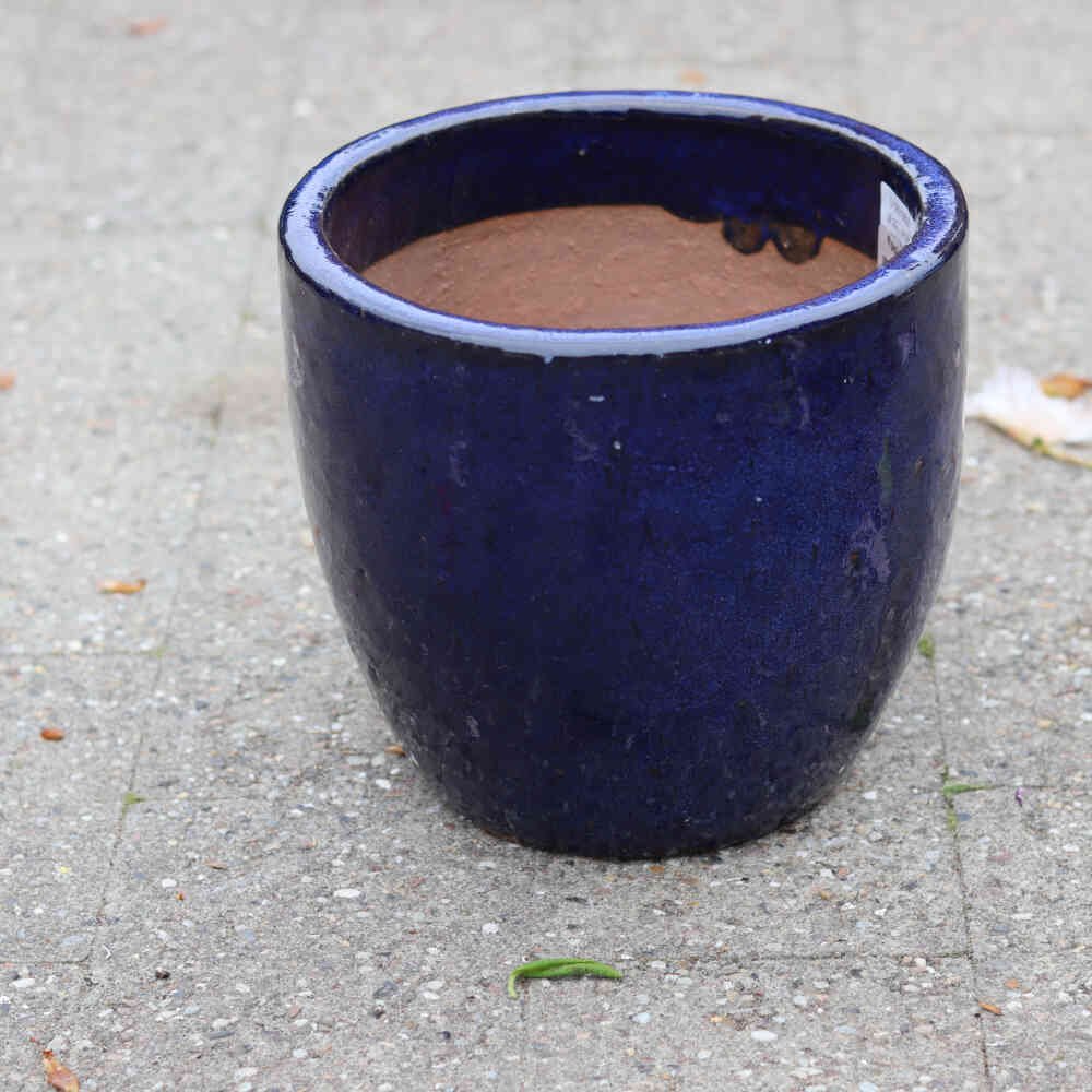 Egg Pot - Blue - 21cm