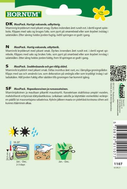 Karse, Einfache grüne - MaxiPack (C)