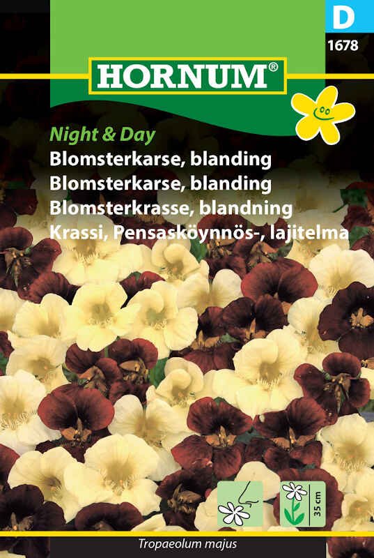 Blomsterkarse frø - blanding - Night & Day