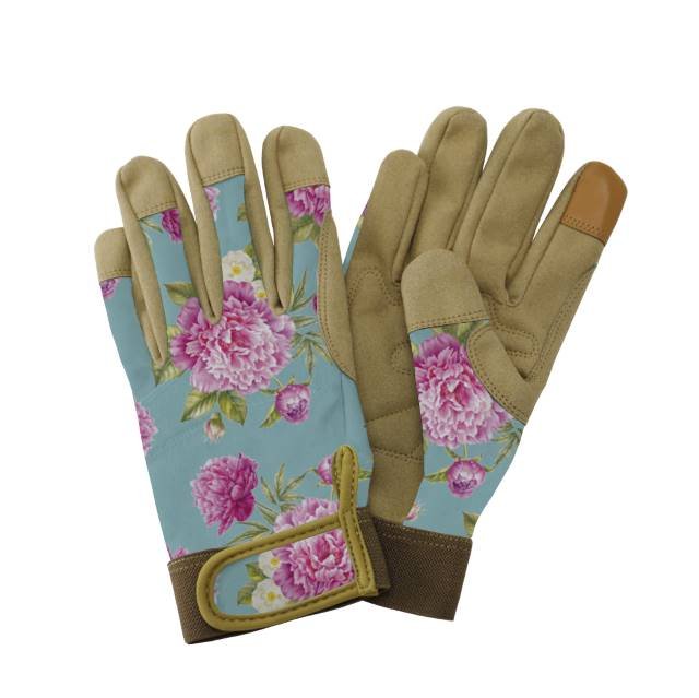 KS Comfort Gloves Peony Aqua Medium 