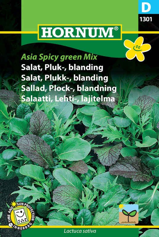 Salatfrø - Pluk - blanding, Asia