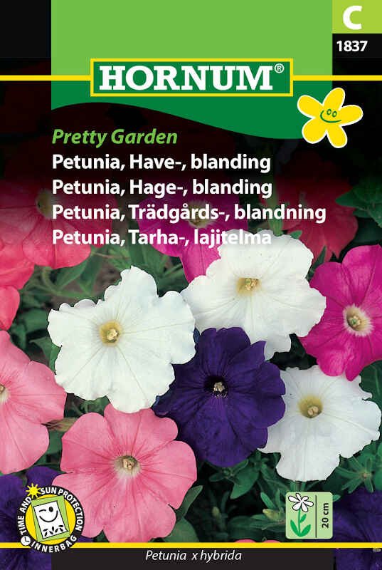 Peutnia frø - Havepetunia - blanding Pretty Garden