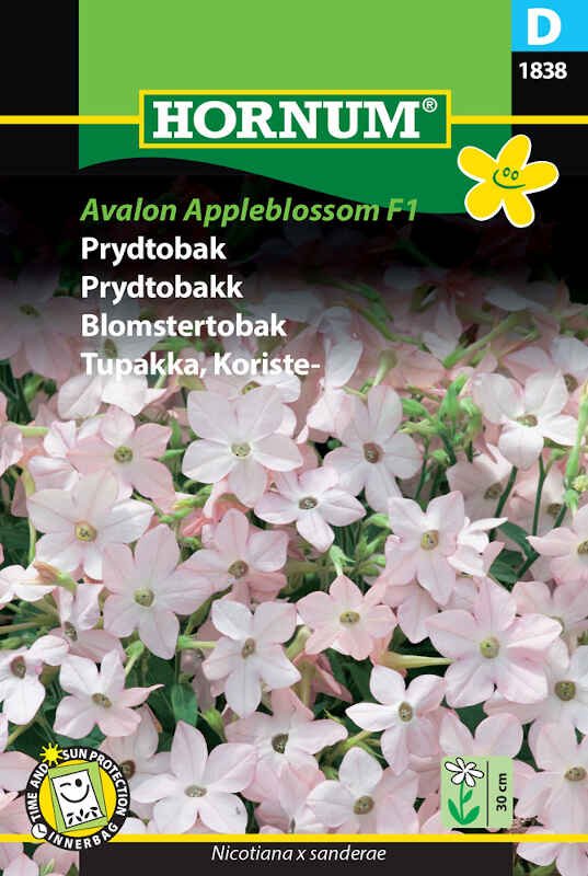 Prydtobak frø - Avalaon Appleblossom F1