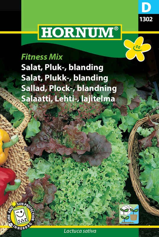 Salat, Pluk-, blanding, Fitness Mix (D)