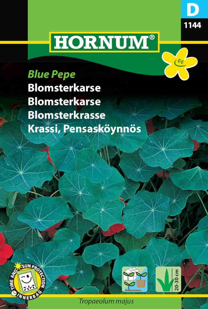 Blomsterkarse frø - Blue Pepe