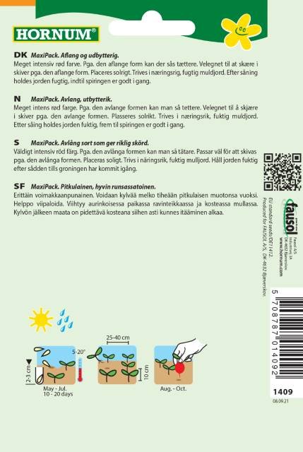 Rødbedefrø - Forono - Maxi pack